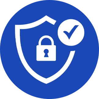 safe and secure icon image