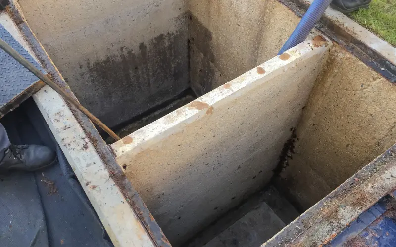 sewage tank maintenance