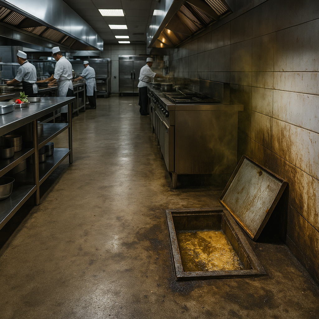 Grease Trap Neglect: The Impact on Indoor Air Quality and Kitchen Safety