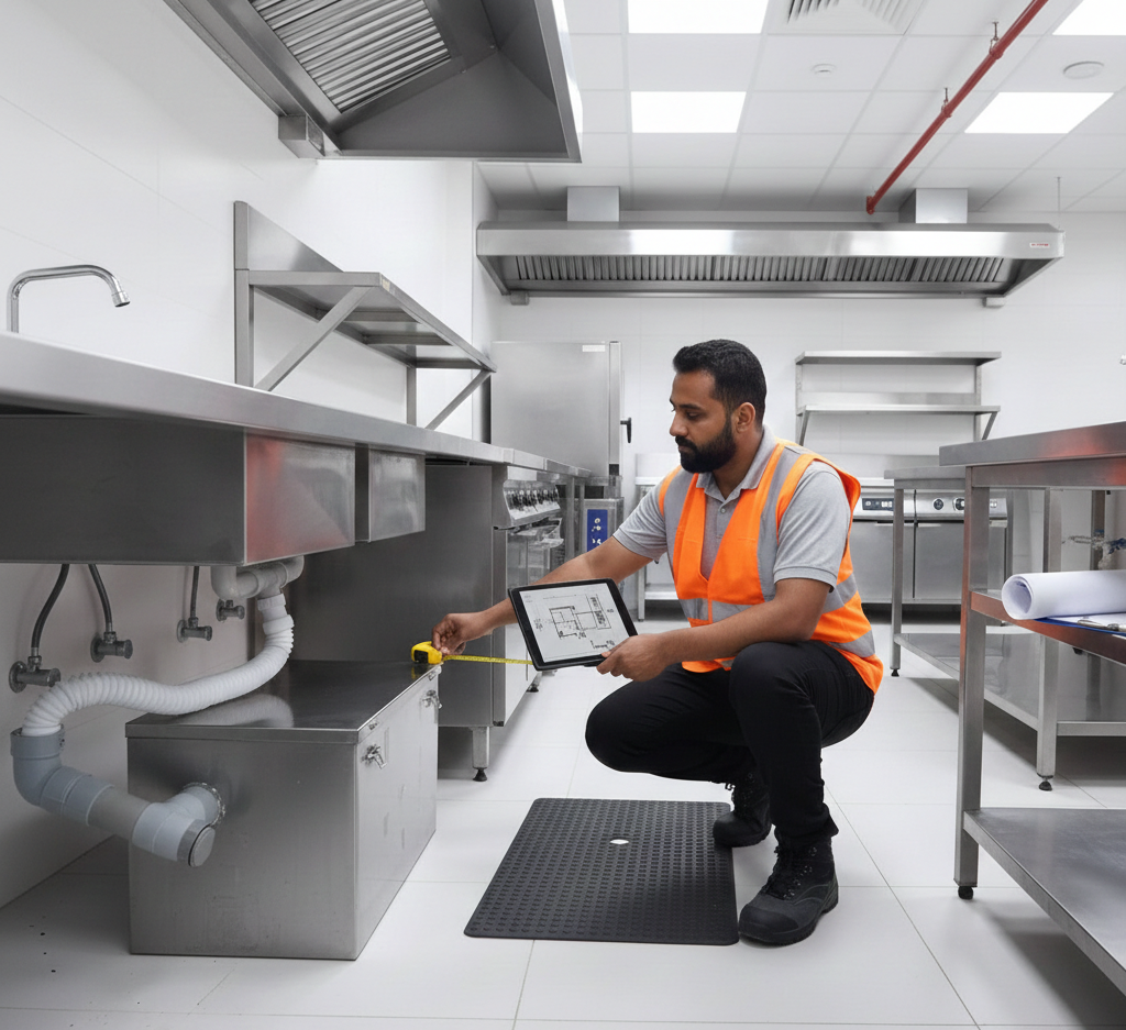 Grease Trap Sizing Guide for UAE Restaurants & Cloud Kitchens — Pre-Opening Checklist 1 Grease Trap Sizing Guide for UAE Restaurants & Cloud Kitchens — Pre-Opening Checklist