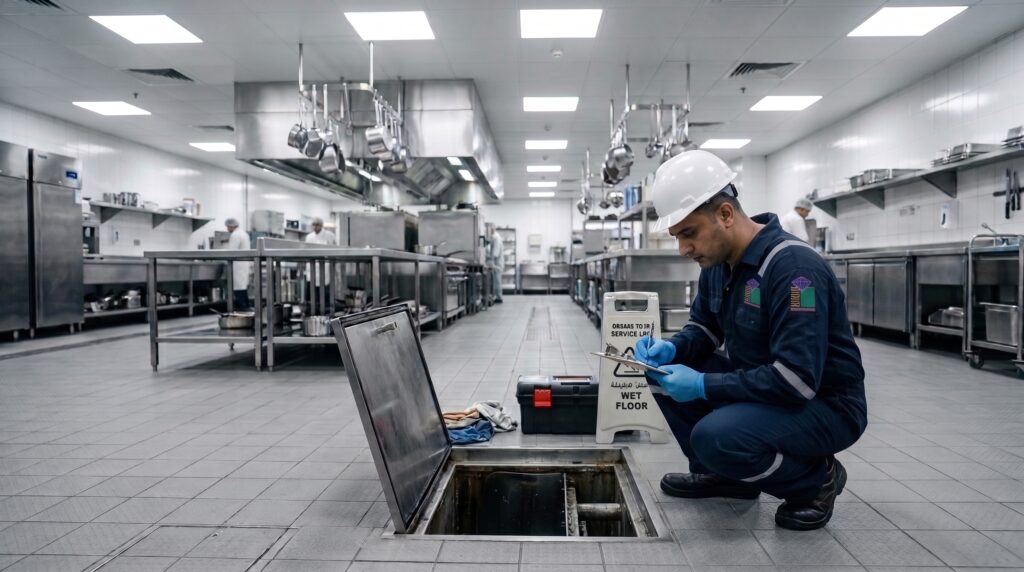 Grease Trap Maintenance for Hospital Kitchens in UAE | Guide 1 Grease Trap Maintenance for Hospital Kitchens in UAE | Guide