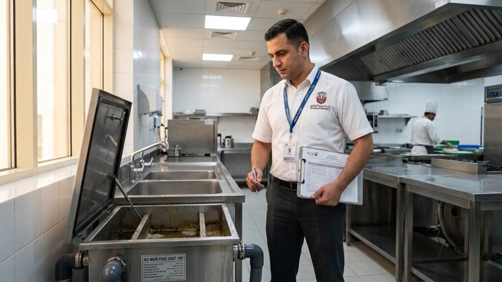 Abu Dhabi Municipality Grease Trap Compliance: Complete Requirements Checklist 2026 13 Abu Dhabi Grease Trap Compliance : Complete Requirements Checklist 2026