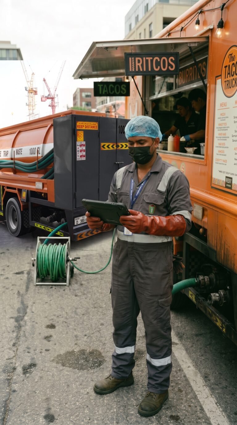 Food Truck Grease Trap Cleaning Al Khawaneej Guide